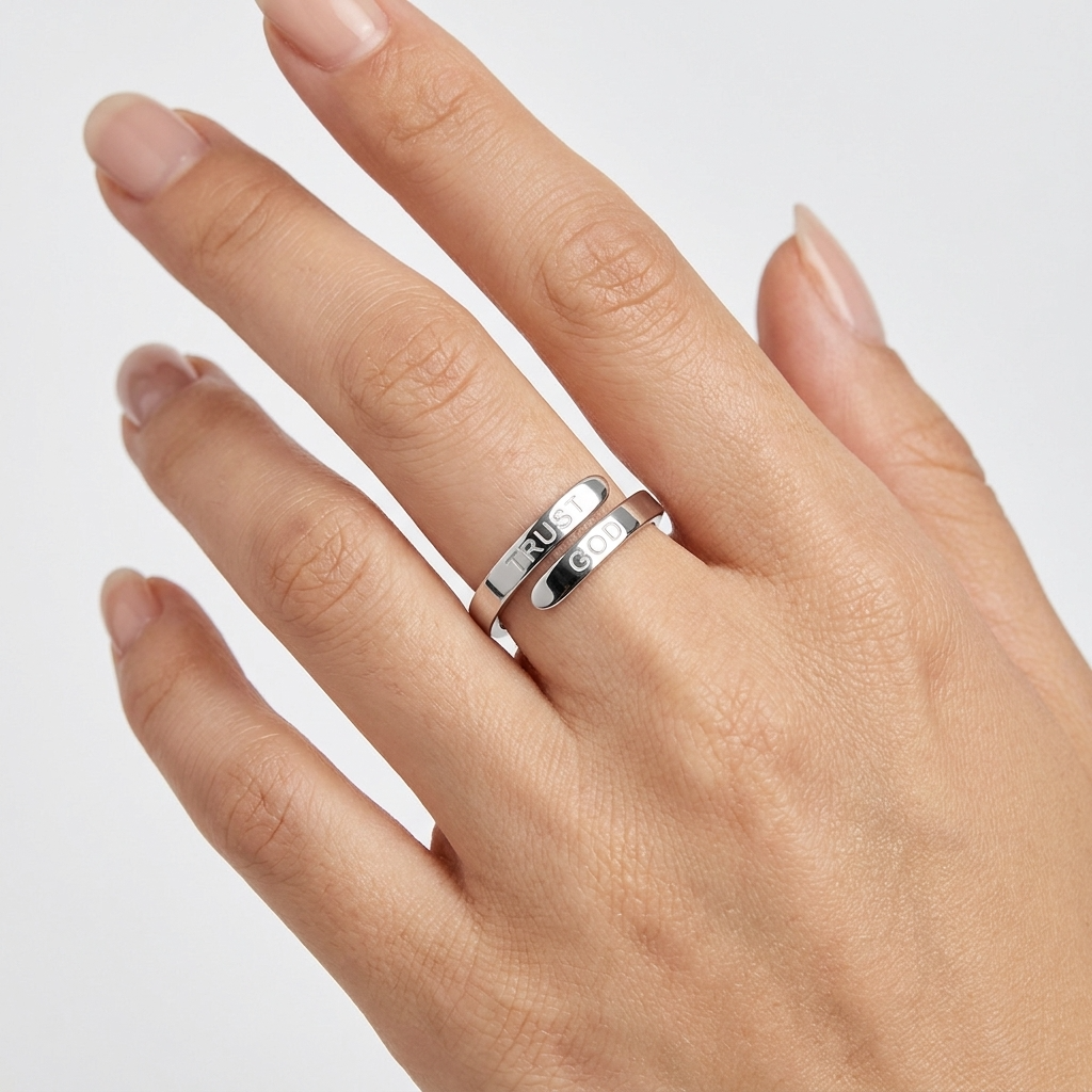 Daily Faith Silver Ring
