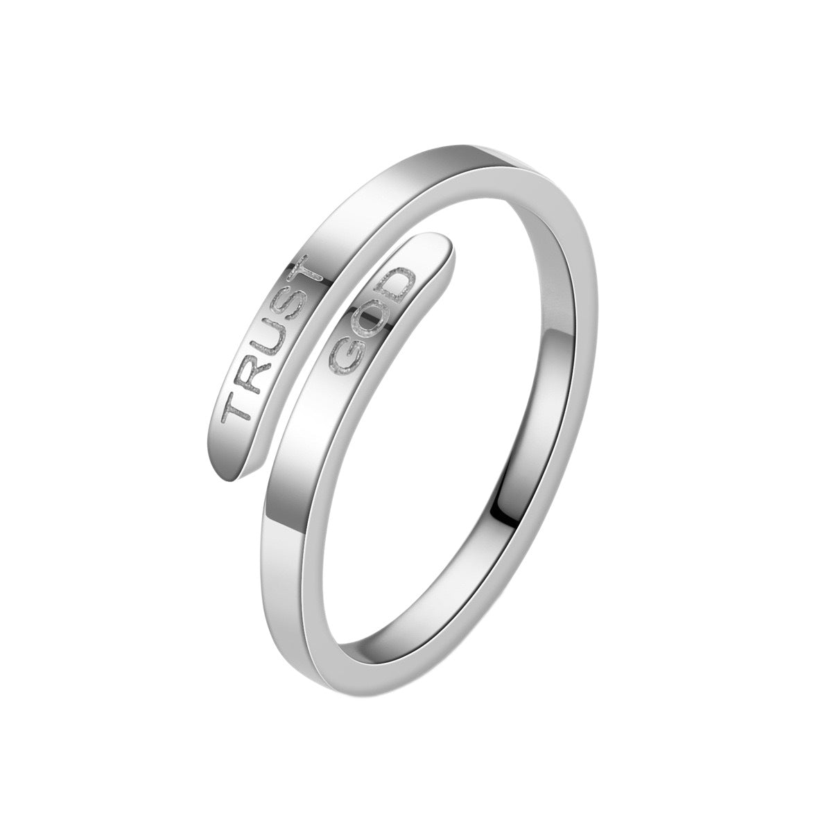 Daily Faith Silver Ring