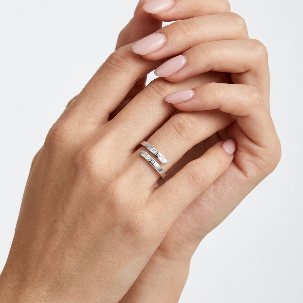 Daily Faith Silver Ring