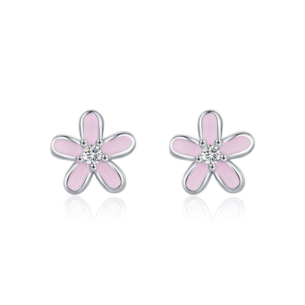 Daisy Sterling Silver Studs