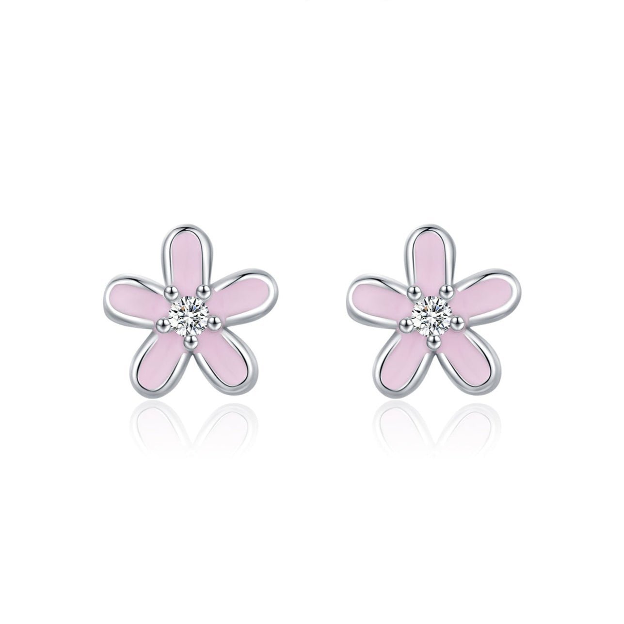 Daisy Sterling Silver Studs