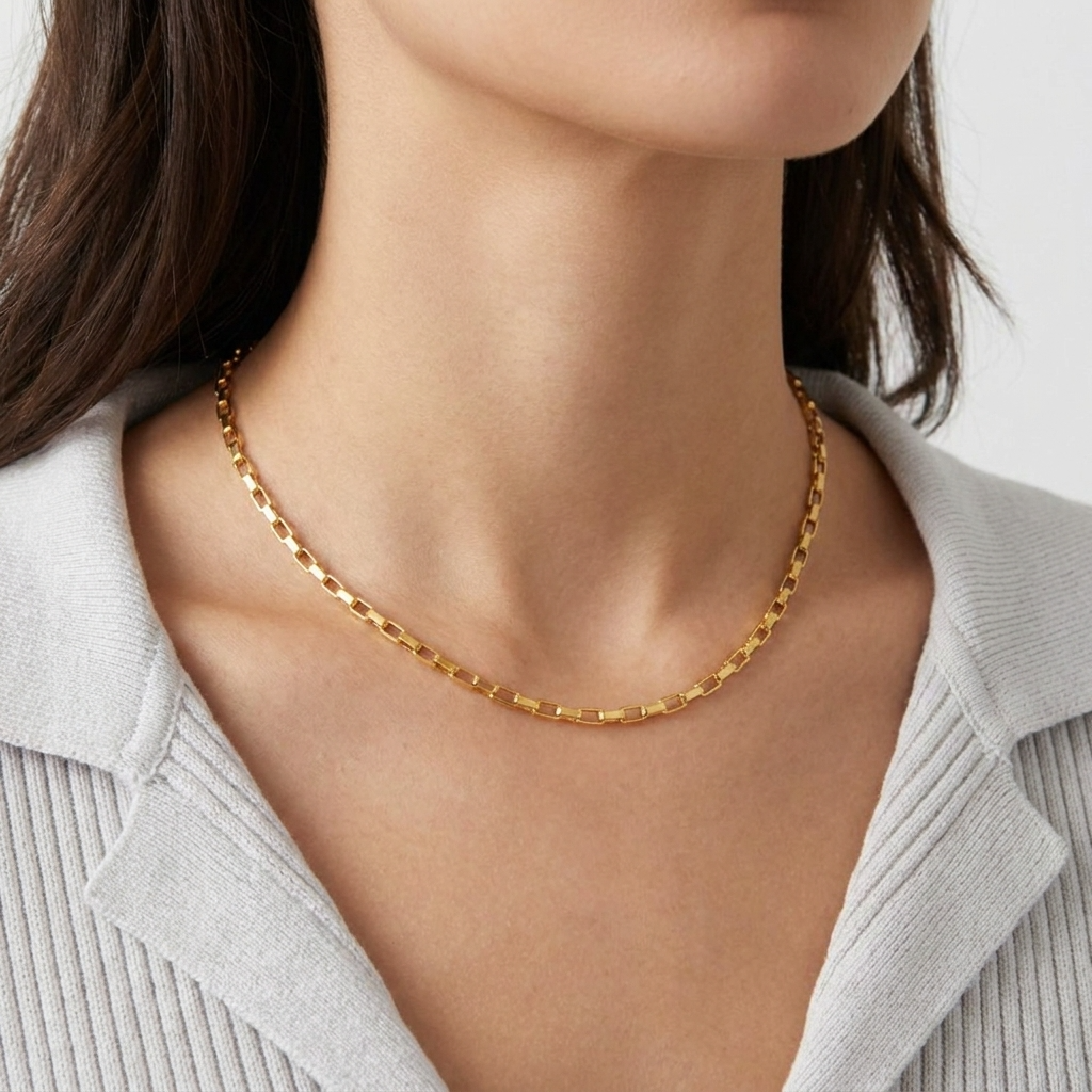 Delphine Gold Necklace