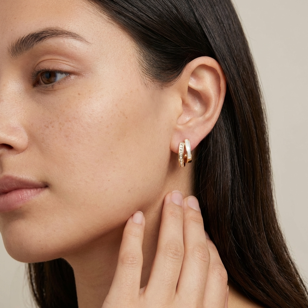 Eira Crystal Pearl Earrings