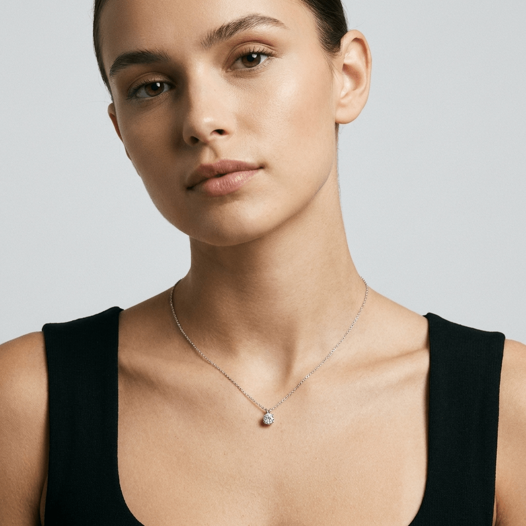 Elara Silver Pendant Necklace