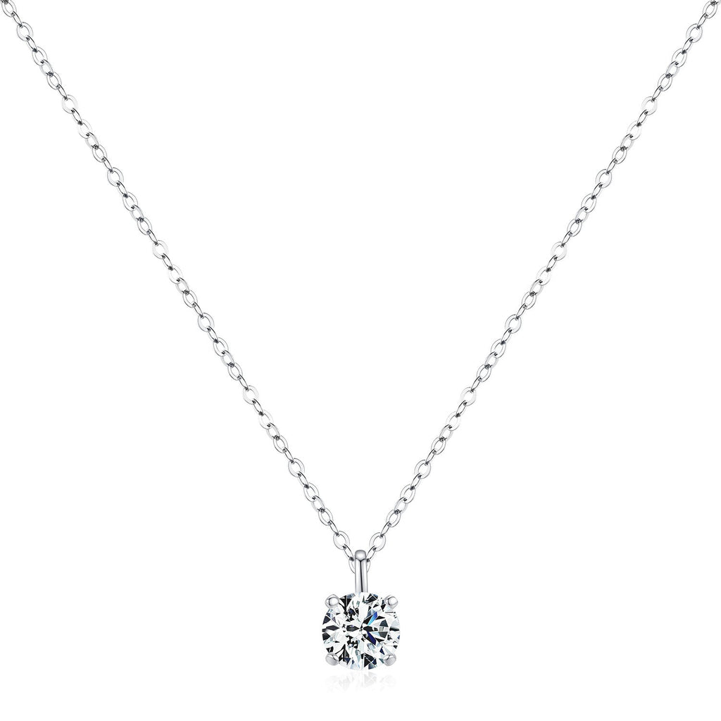Elara Silver Pendant Necklace