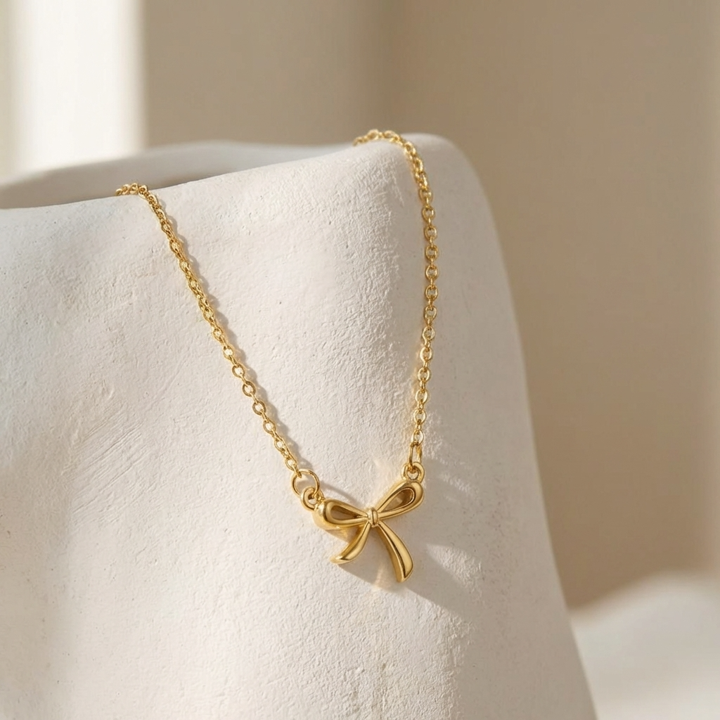 Elegant Bow Necklace