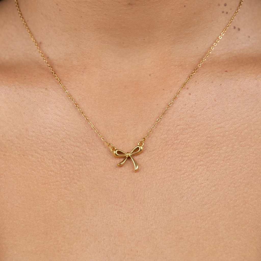 Elegant Bow Necklace