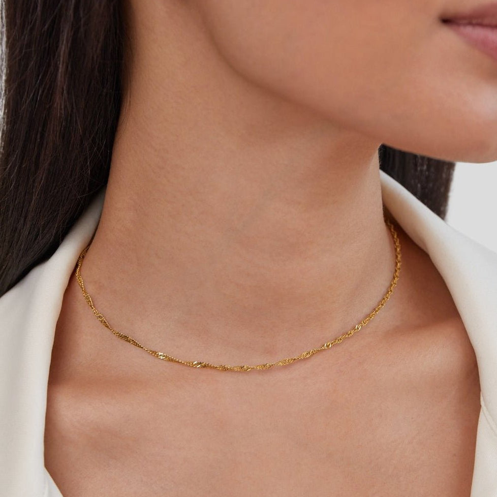 Elina Twist Chain Necklace