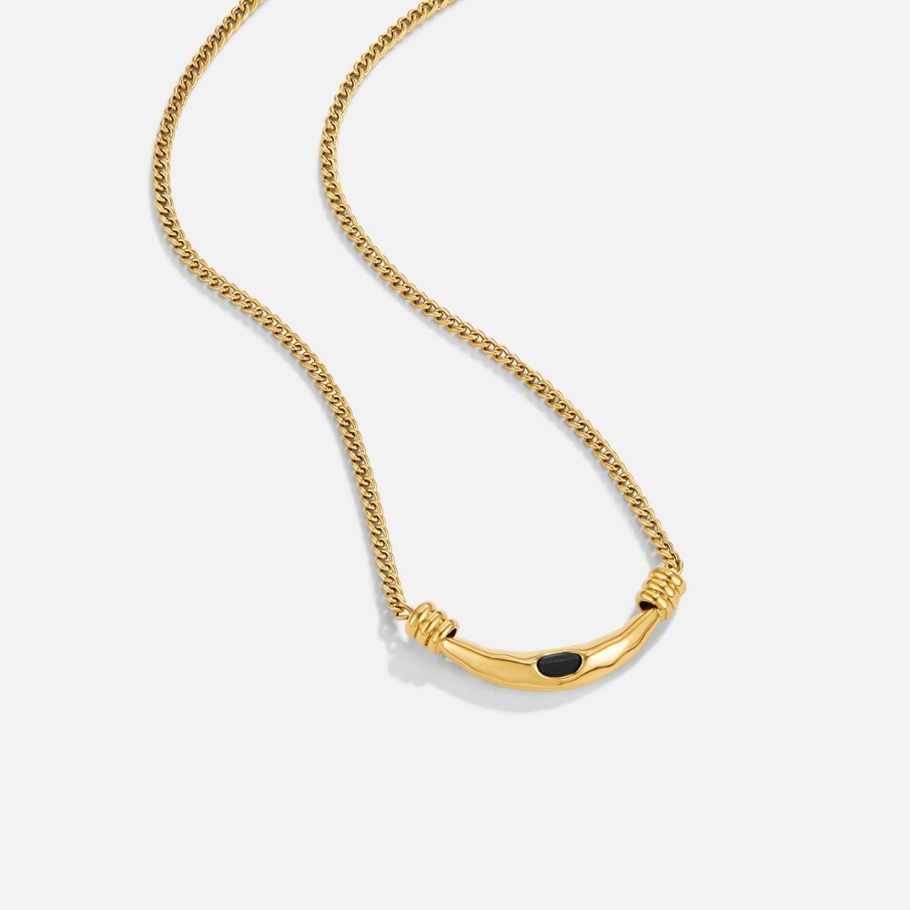 Elise Onyx Gemstone Pendant