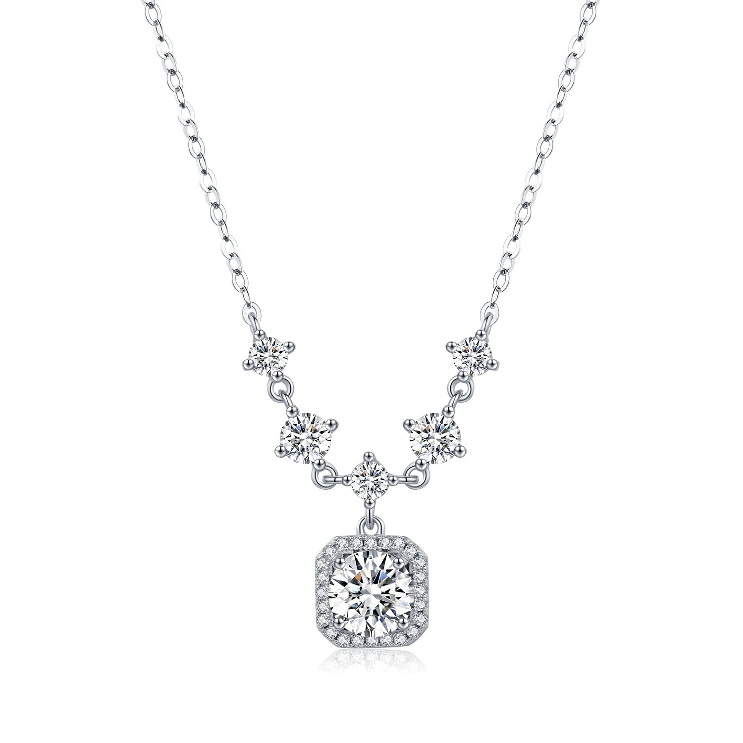 Elodie Silver Pendant Necklace