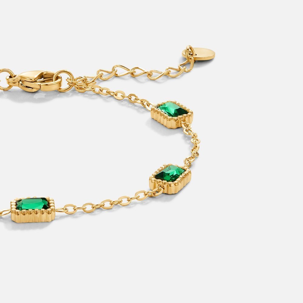 Gem Emerald Bracelet