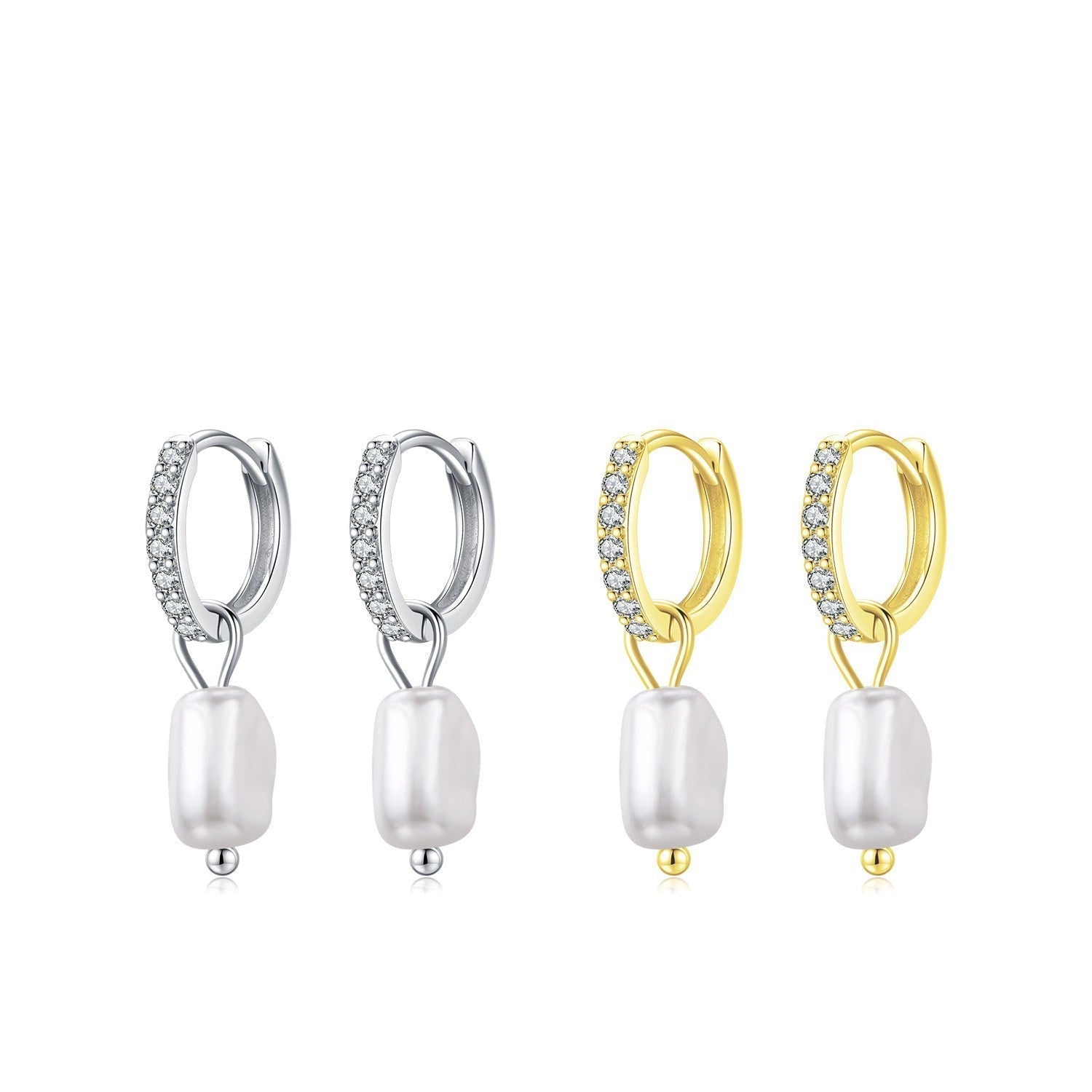 Inaya Sterling Silver Huggies