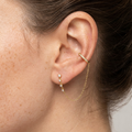 Ines Chain Cuff Hoops
