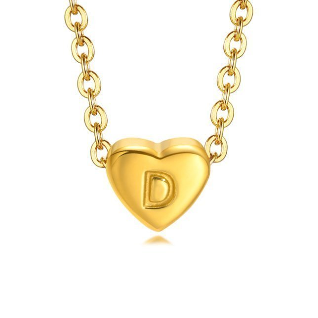 Initial Heart Charm Bracelet