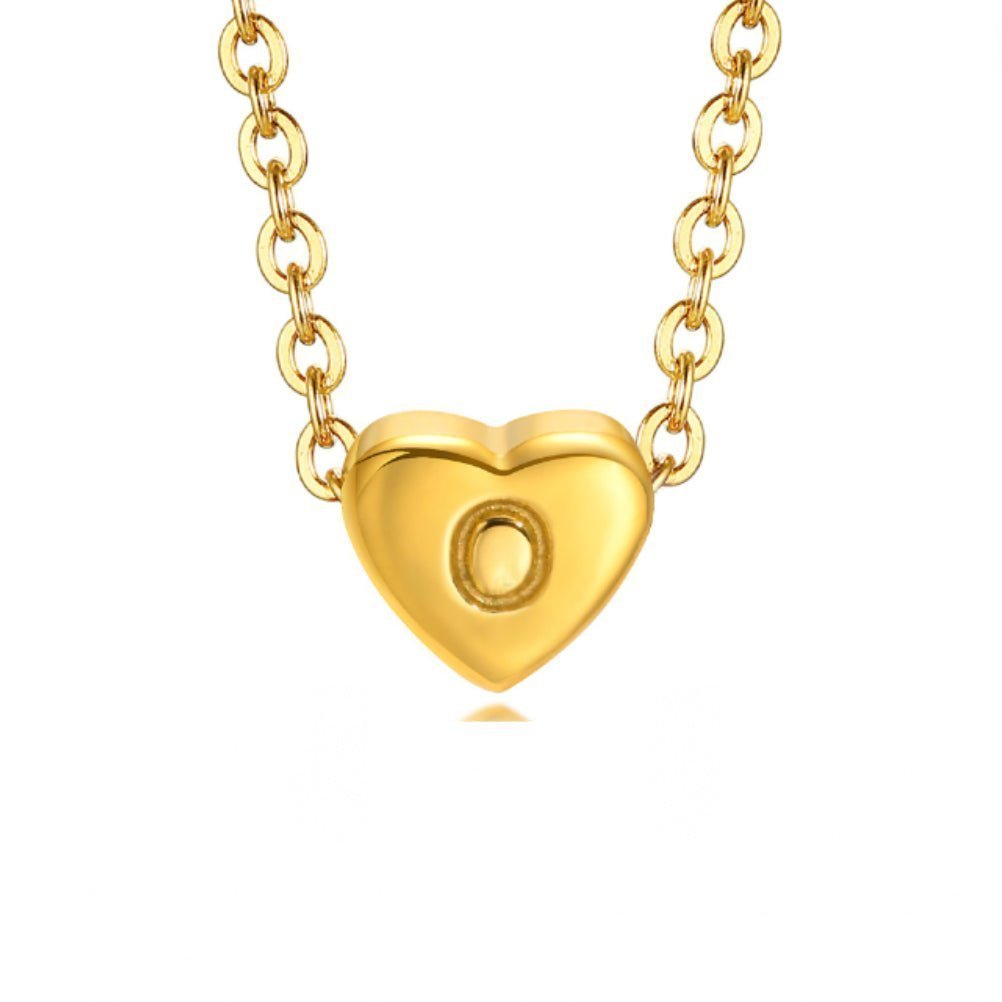 Initial Heart Charm Bracelet