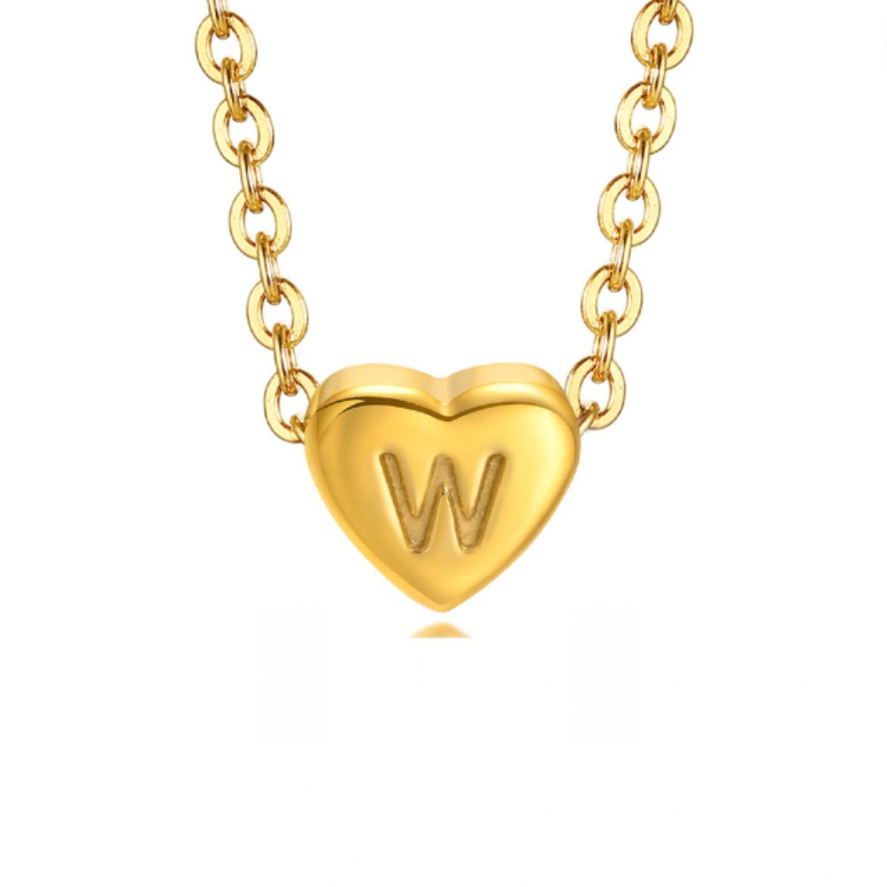 Initial Heart Charm Bracelet