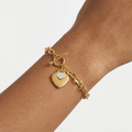 Isla Gold Hearts Bracelet