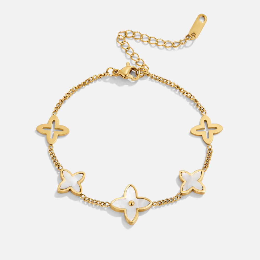 Ivory Bloom Petal Bracelet