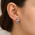 Juliette Sapphire Hoops