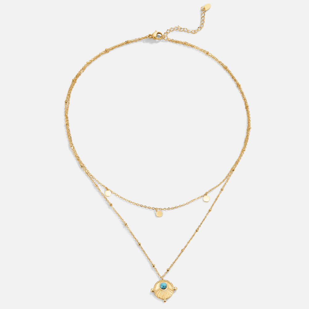 Layered Turquoise Necklace
