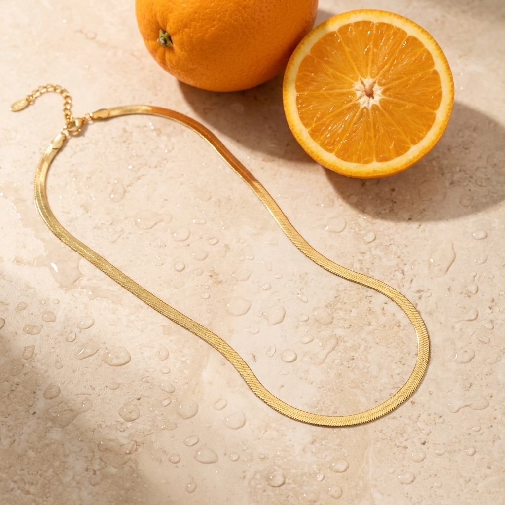 Leila Herringbone Necklace