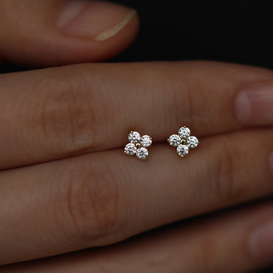 Lilia Spark Crystal Studs