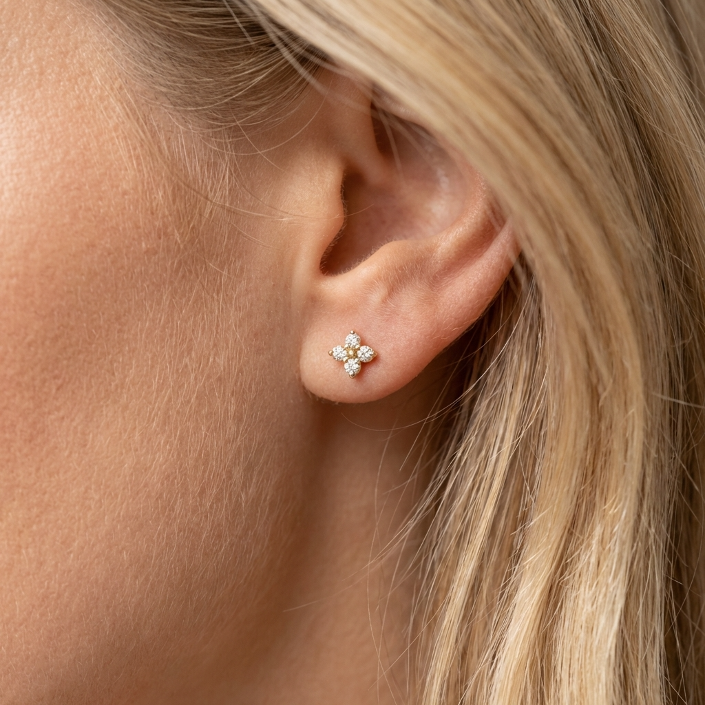 Lilia Spark Crystal Studs