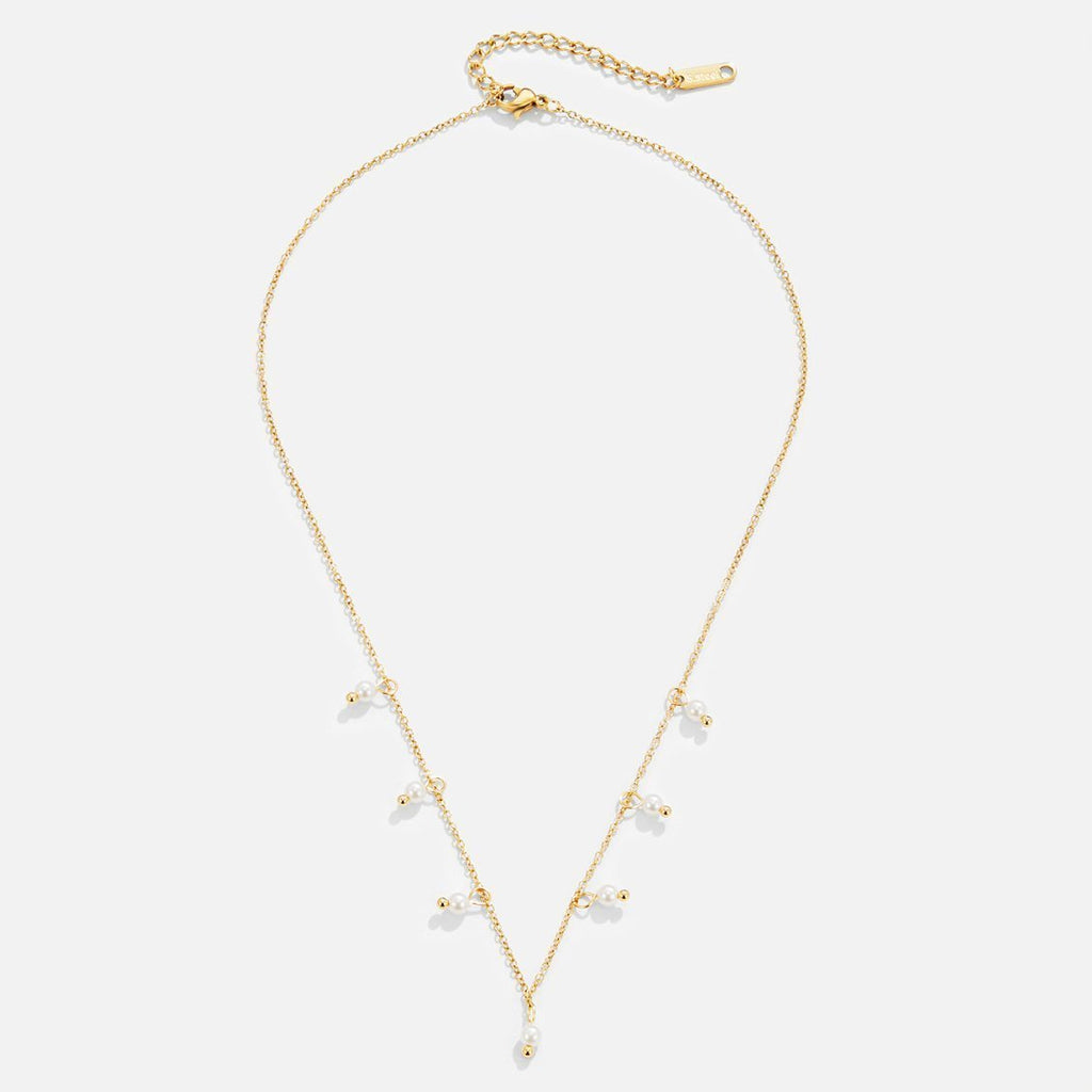 Lily Gold Pearl Necklace
