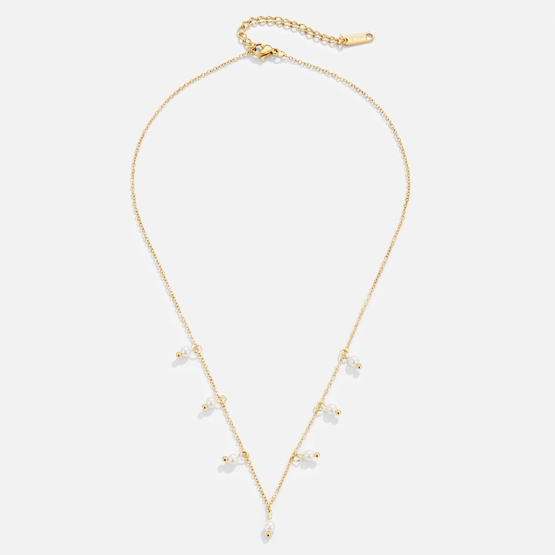 Lily Gold Pearl Necklace