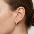 Lily Sparkle Hoop Earrings