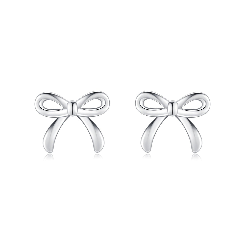 Lucia Silver Stud Earrings