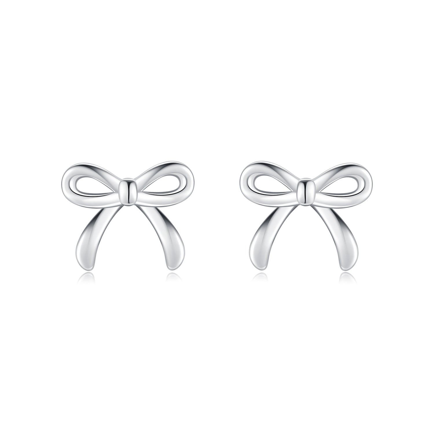 Lucia Silver Stud Earrings