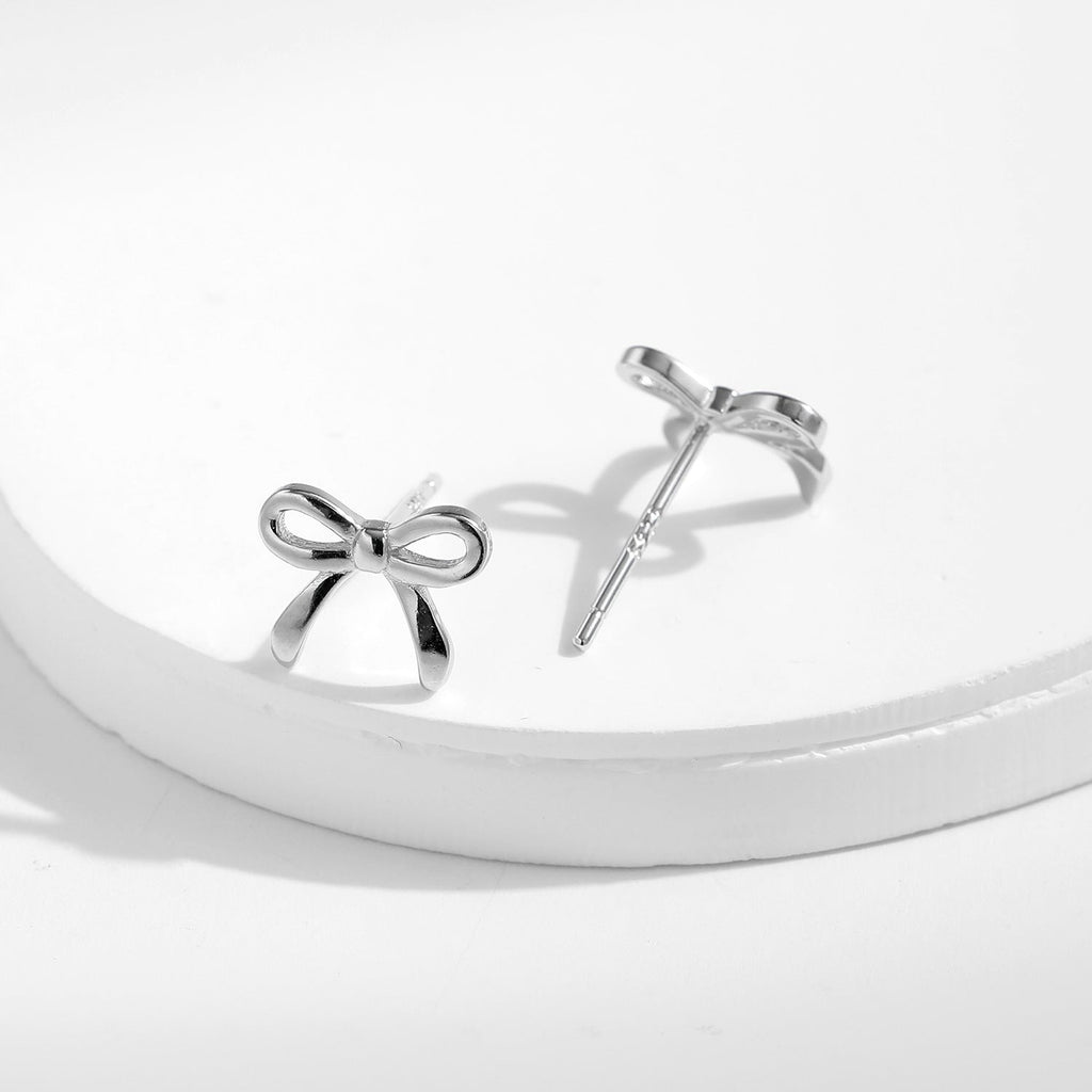 Lucia Silver Stud Earrings