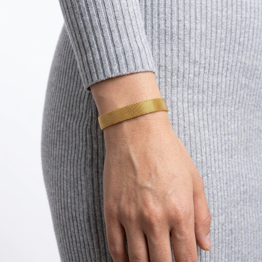 Luna Gold Strap Bracelet
