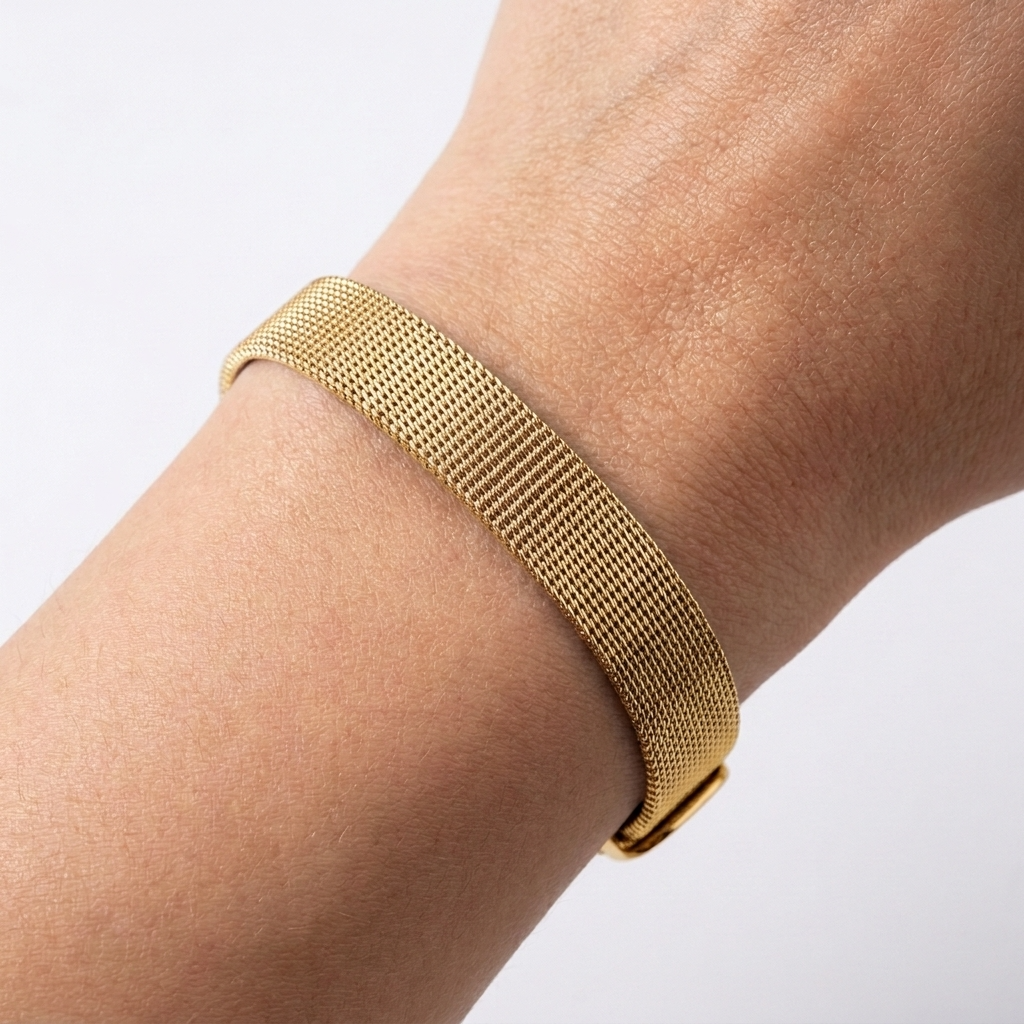 Luna Gold Strap Bracelet