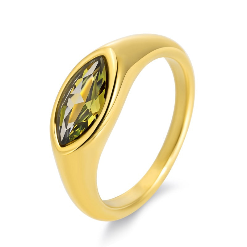Majestic Contour Gold Ring