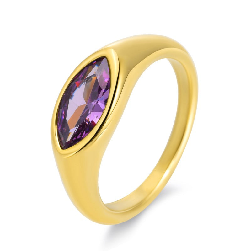Majestic Contour Gold Ring