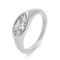 Majestic Contour Silver Ring