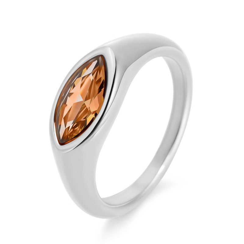 Majestic Contour Silver Ring