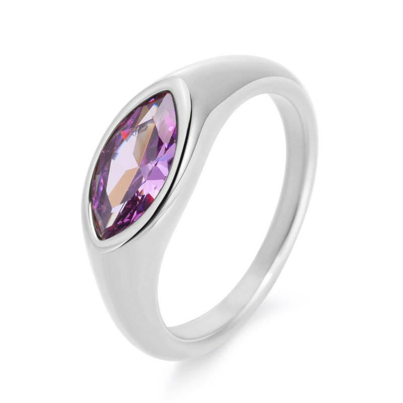 Majestic Contour Silver Ring