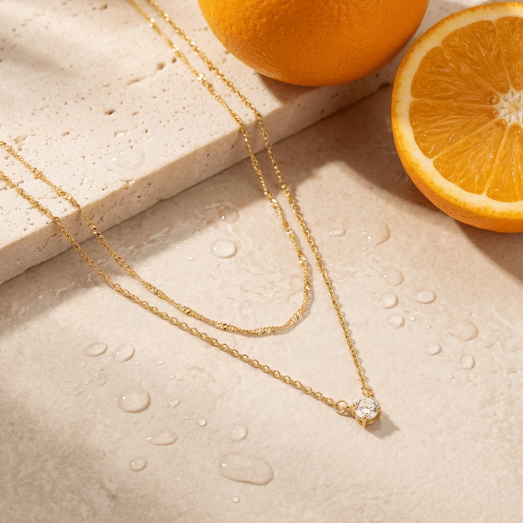 Mallory Gold Necklace