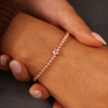 Mila Heart Tennis Bracelet