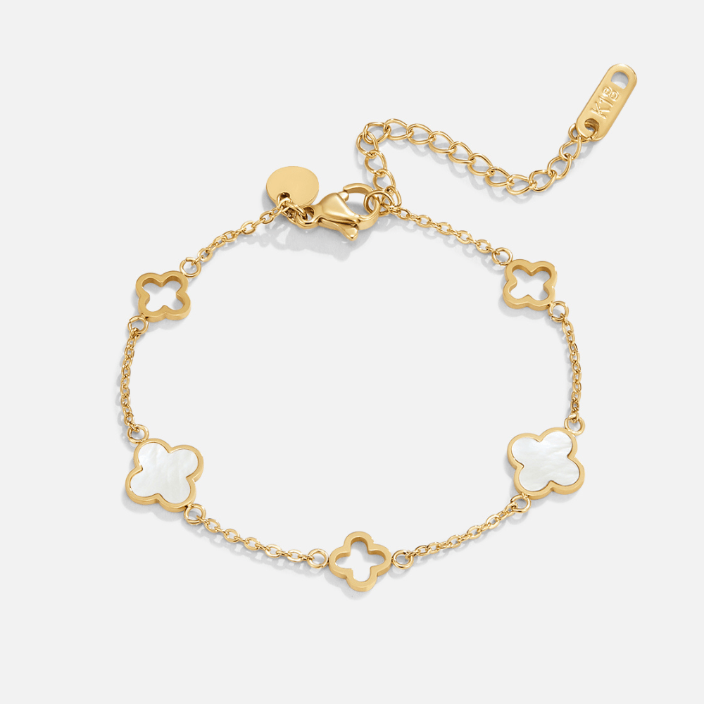 Mira Clover Chain Bracelet
