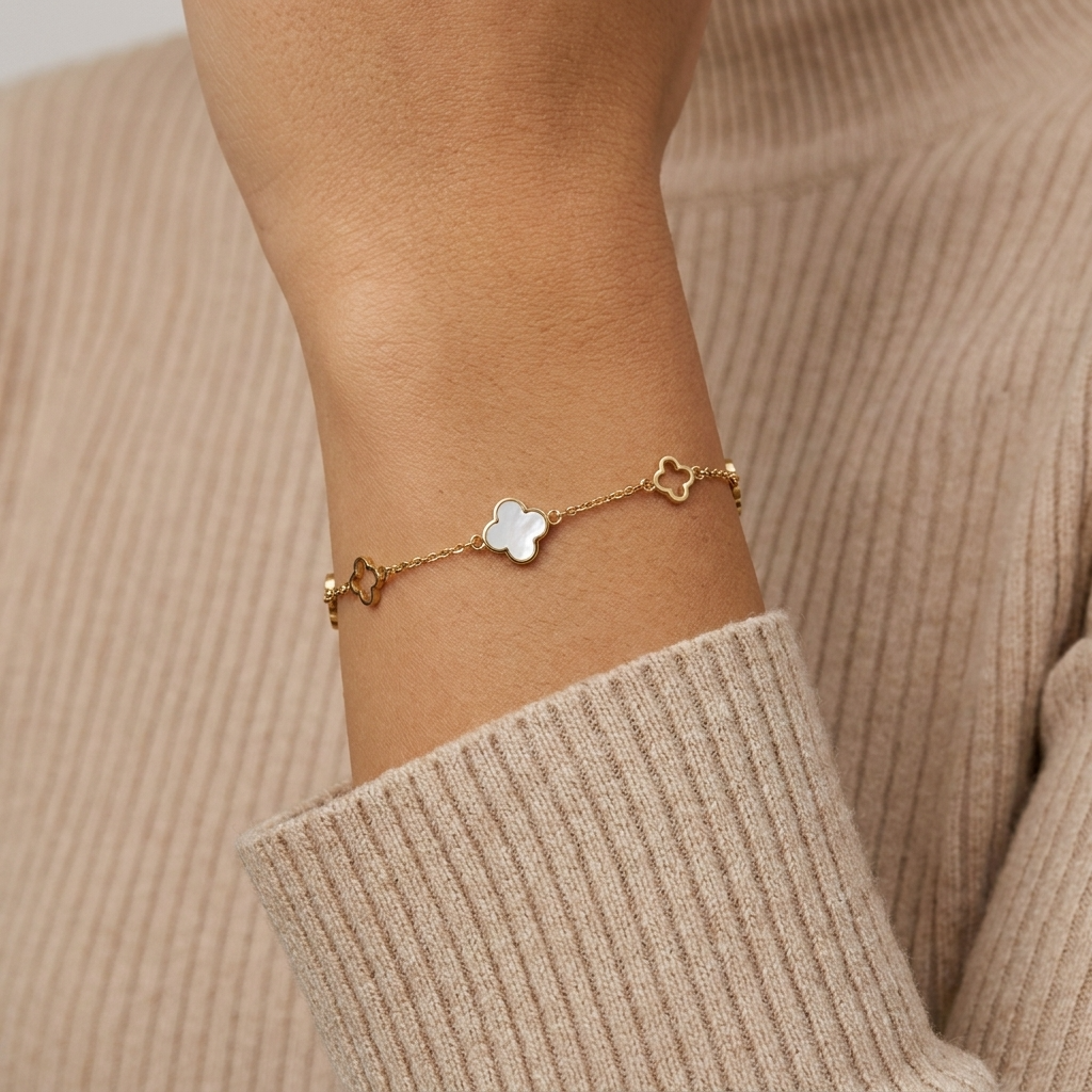 Mira Clover Chain Bracelet