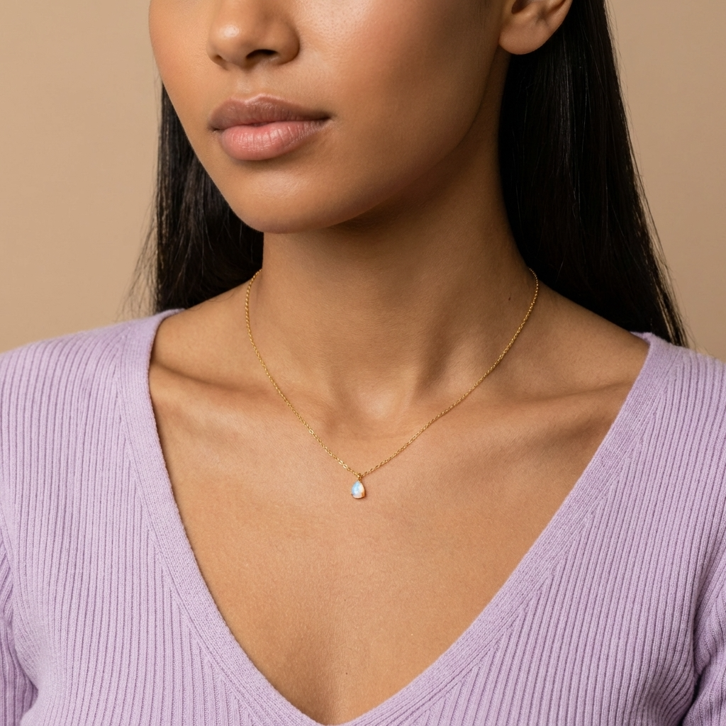 Mira Opal Pendant Necklace