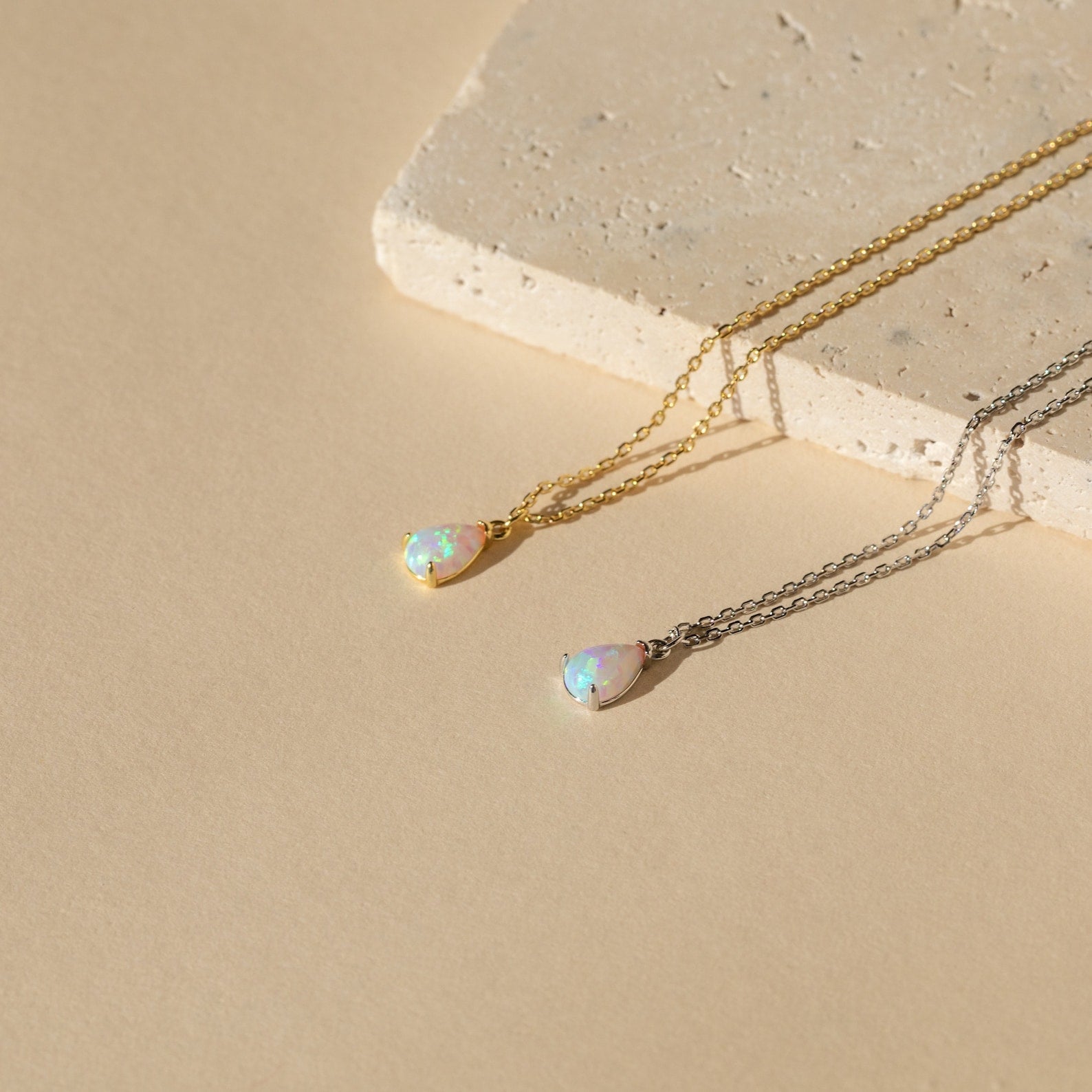 Mira Opal Pendant Necklace