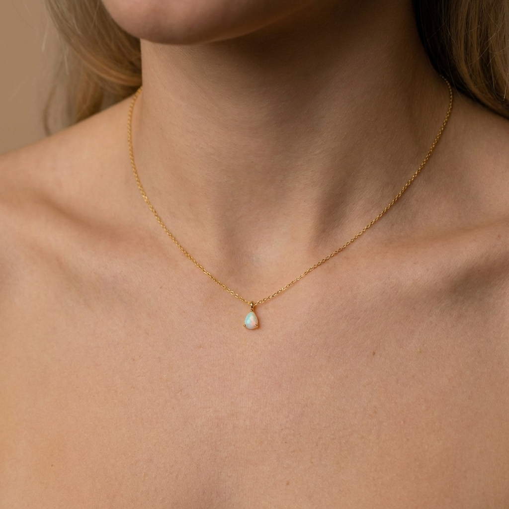 Mira Opal Pendant Necklace