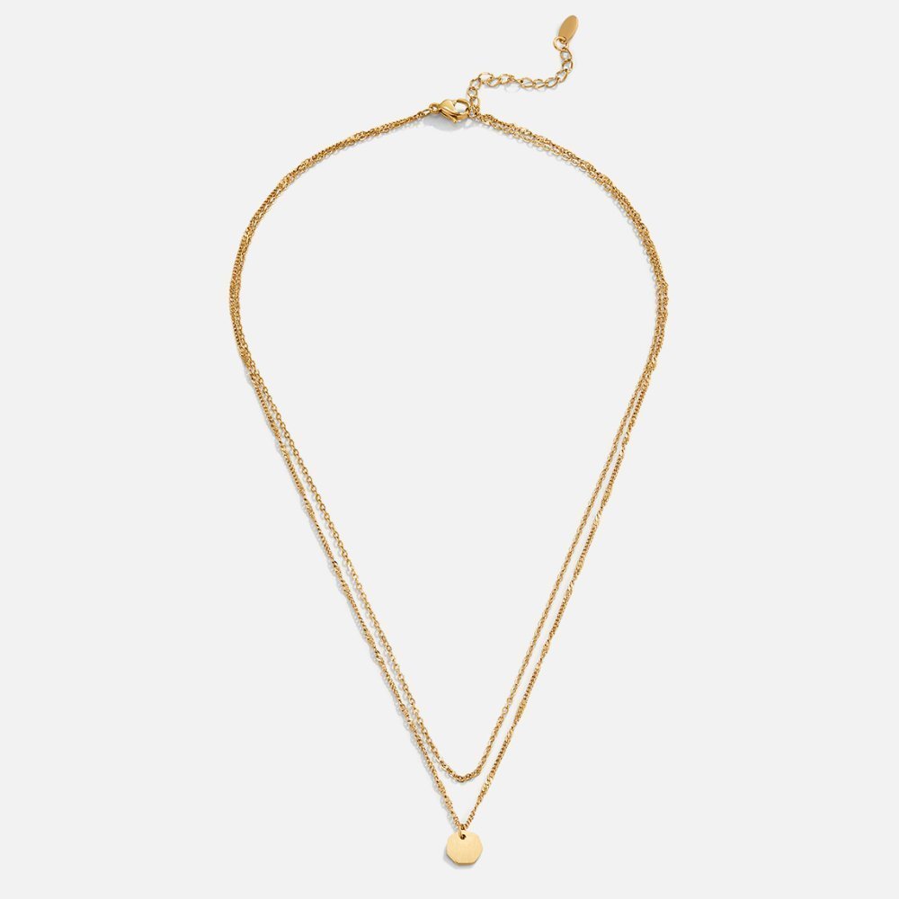 Miranda Gold Tiered Necklace