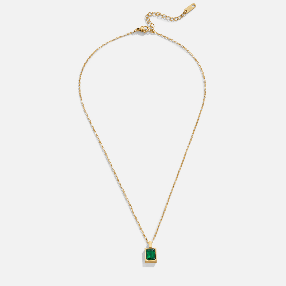 Mystic Green Crystal Necklace