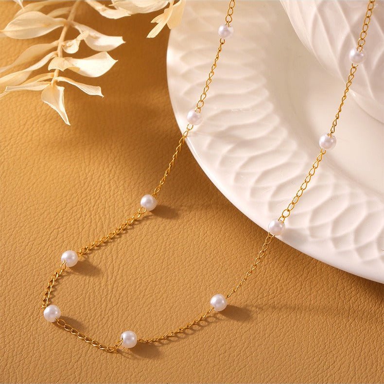 Nina Petite Pearl Necklace